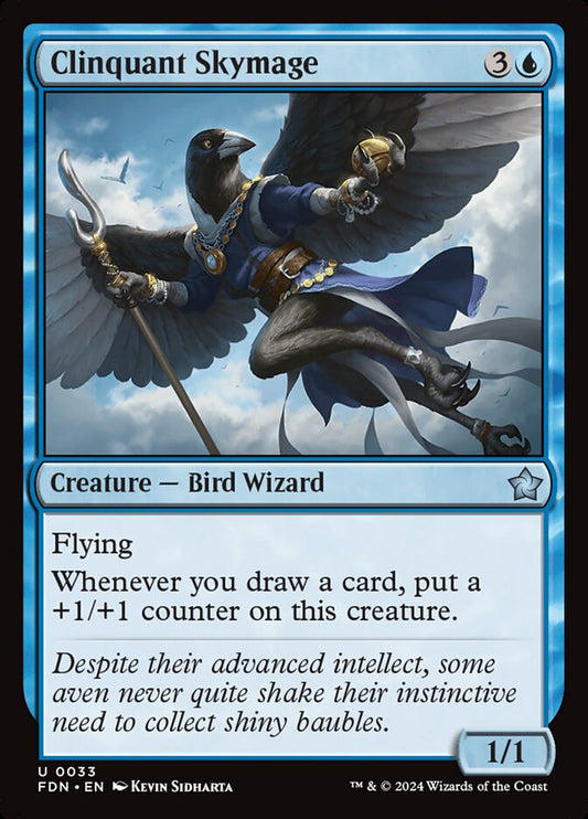 MTG Card Title: Clinquant Skymage FDN/33