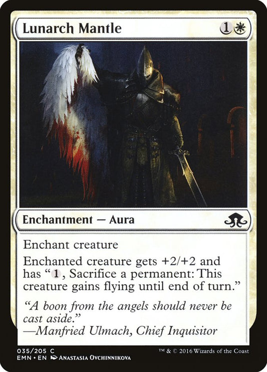 MTG Card Title: Lunarch Mantle EMN/35