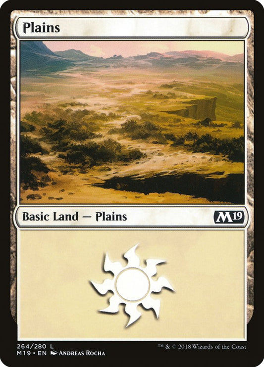 MTG Card Title: Plains M19/264