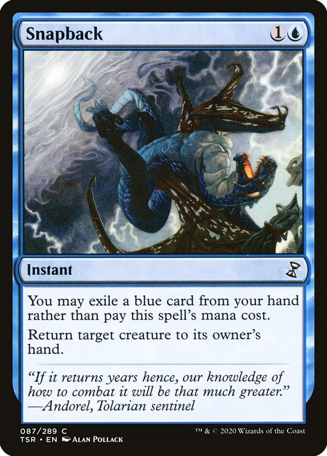 MTG Card Title: Snapback TSR/87