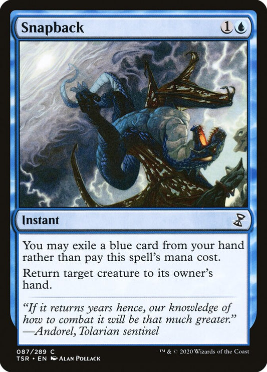MTG Card Title: Snapback TSR/87