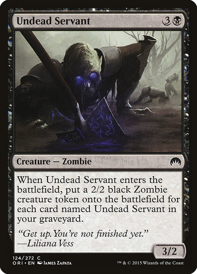 MTG Card Title: Undead Servant ORI/124