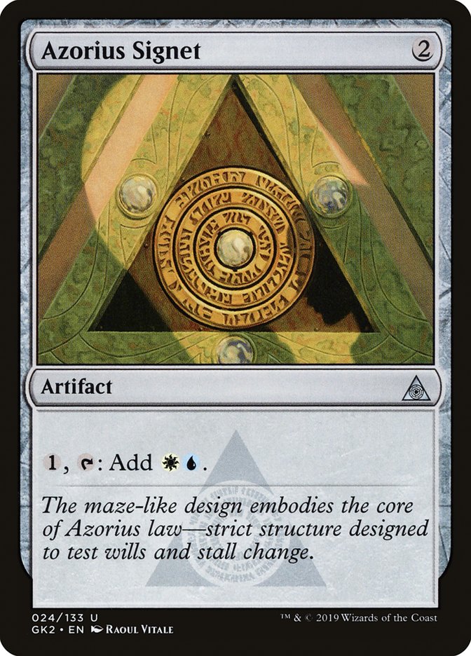 MTG Card Title: Azorius Signet GK2/24