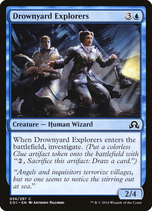 MTG Card Title: Drownyard Explorers SOI/56