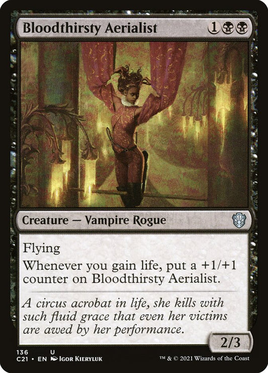 MTG Card Title: Bloodthirsty Aerialist C21/136
