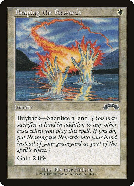 MTG Card Title: Reaping the Rewards EXO/16