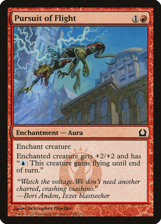 MTG Card Title: Pursuit of Flight RTR/102