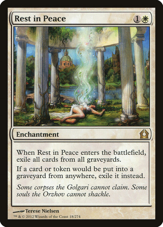 MTG Card Title: Rest in Peace RTR/18