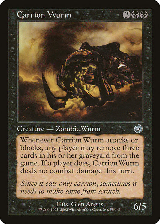 MTG Card Title: Carrion Wurm TOR/55
