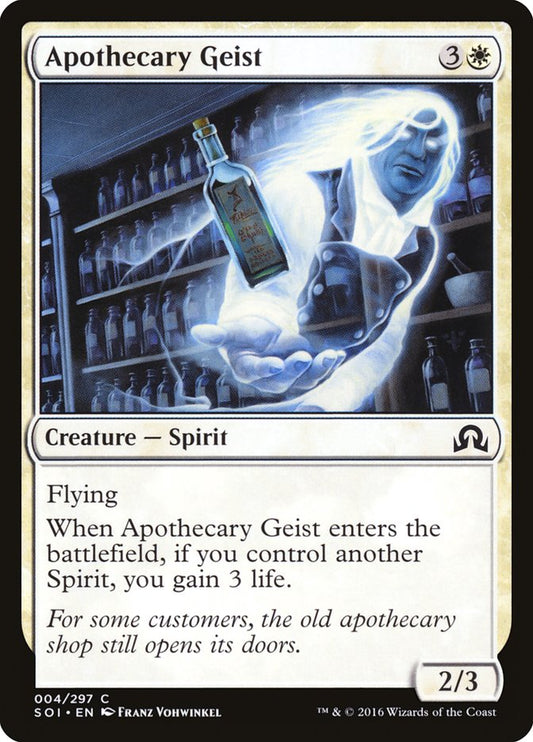 MTG Card Title: Apothecary Geist SOI/4