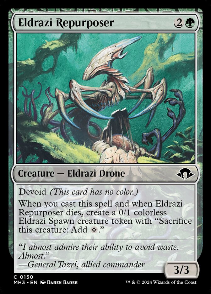 MTG Card Title: Eldrazi Repurposer MH3/150