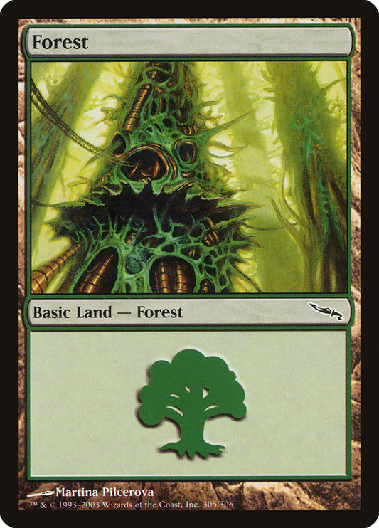 MTG Card Title: Forest MRD/305