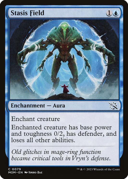 MTG Card Title: Stasis Field MOM/79