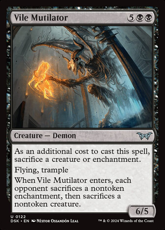 MTG Card Title: Vile Mutilator DSK/122