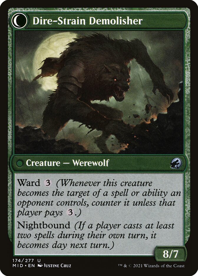 Burly Breaker // Dire-Strain Demolisher MID/174