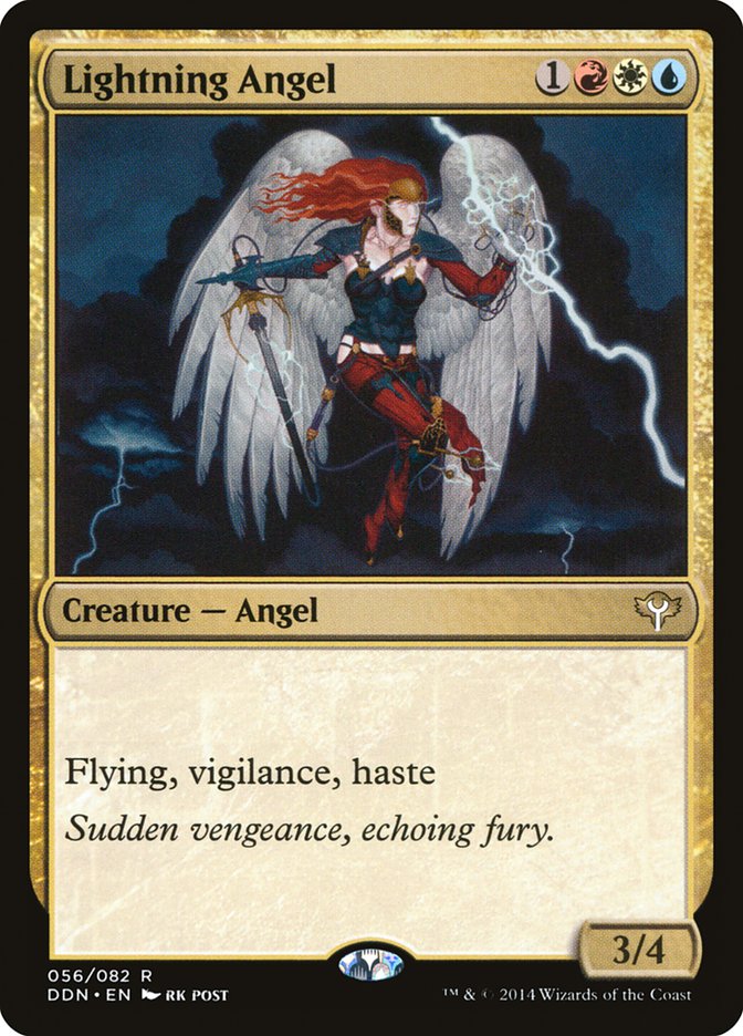 MTG Card Title: Lightning Angel DDN/56