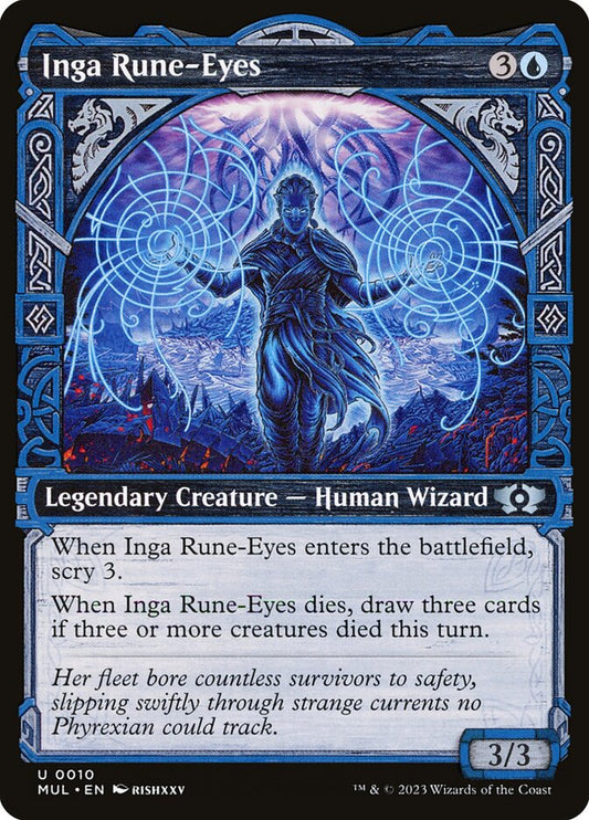 MTG Card Title: Inga Rune-Eyes MUL/10