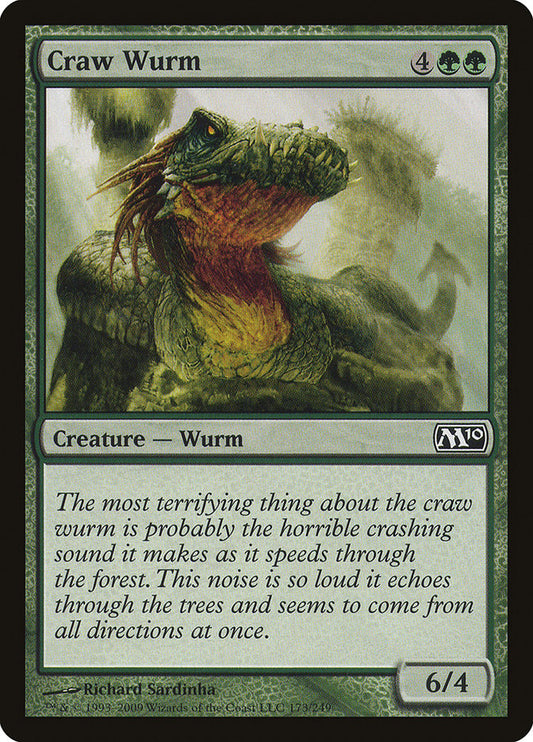 MTG Card Title: Craw Wurm M10/173