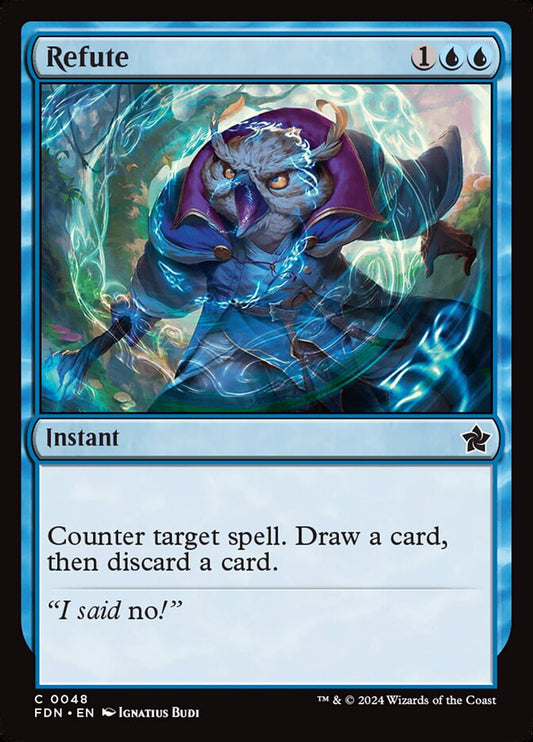 MTG Card Title: Refute FDN/48