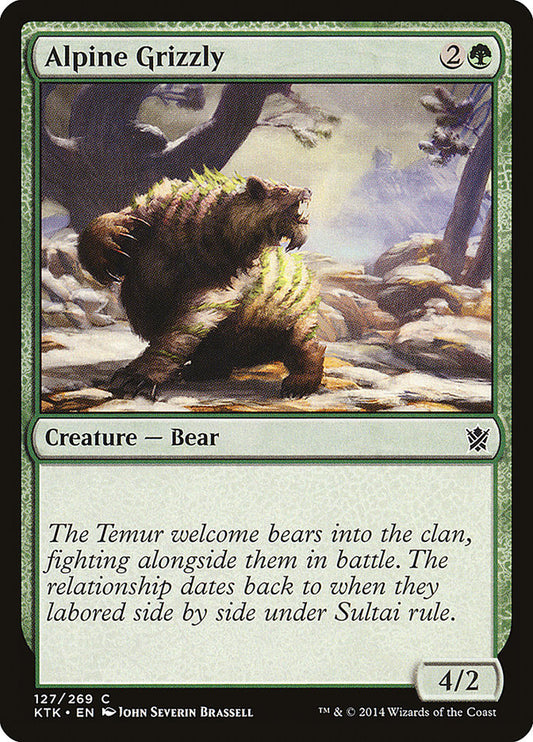 MTG Card Title: Alpine Grizzly KTK/127