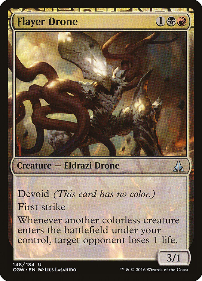 MTG Card Title: Flayer Drone OGW/148