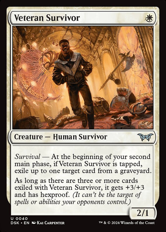 MTG Card Title: Veteran Survivor DSK/40