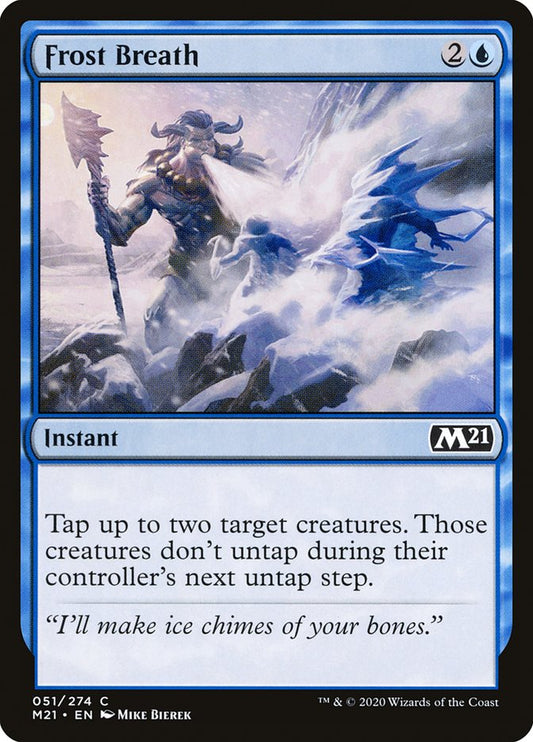 MTG Card Title: Frost Breath M21/51