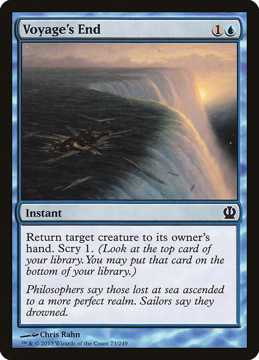 MTG Card Title: Voyage's End THS/73