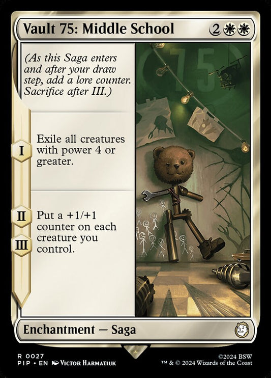 MTG Card Title: Vault 75: Middle School PIP/27