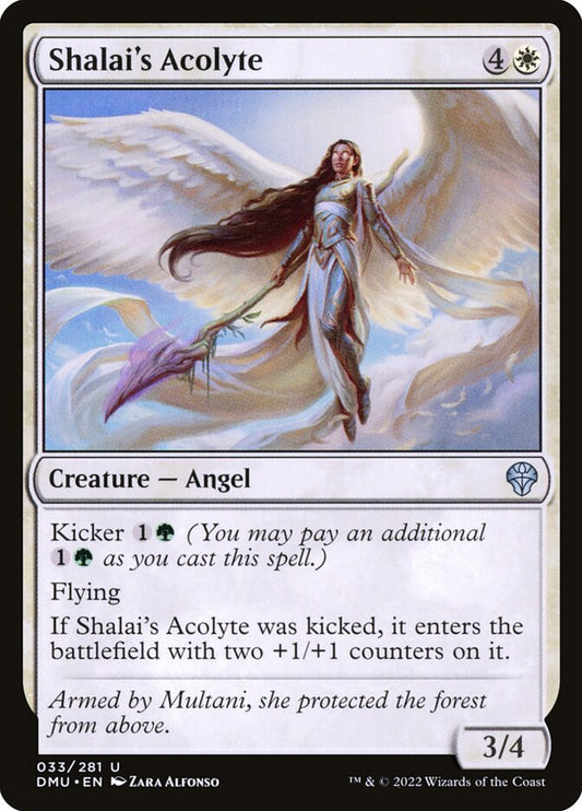 MTG Card Title: Shalai's Acolyte DMU/33