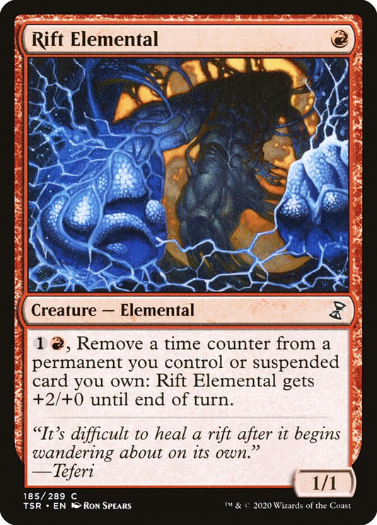 MTG Card Title: Rift Elemental TSR/185