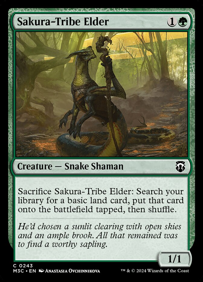 MTG Card Title: Sakura-Tribe Elder M3C/243