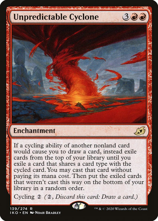 MTG Card Title: Unpredictable Cyclone IKO/139
