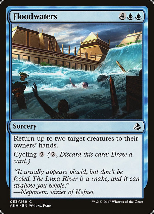 MTG Card Title: Floodwaters AKH/53