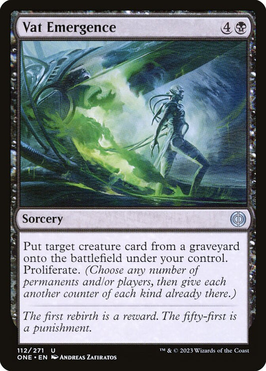 MTG Card Title: Vat Emergence ONE/112