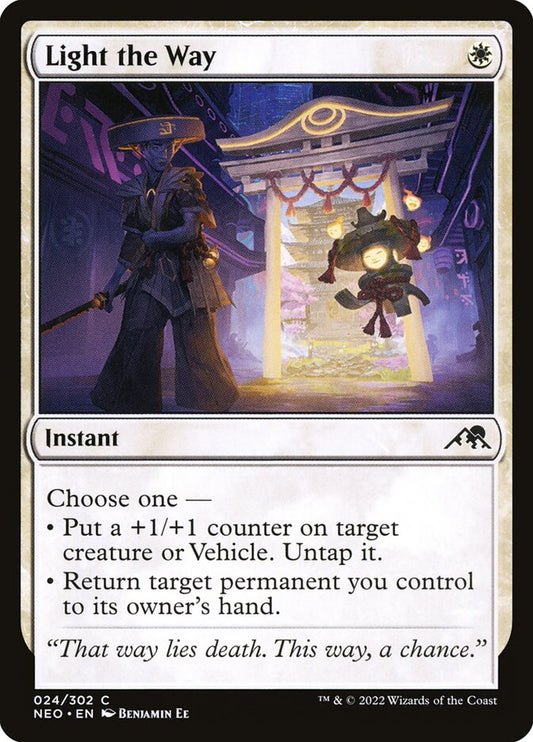 MTG Card Title: Light the Way NEO/24