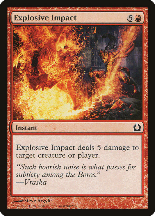 MTG Card Title: Explosive Impact RTR/94