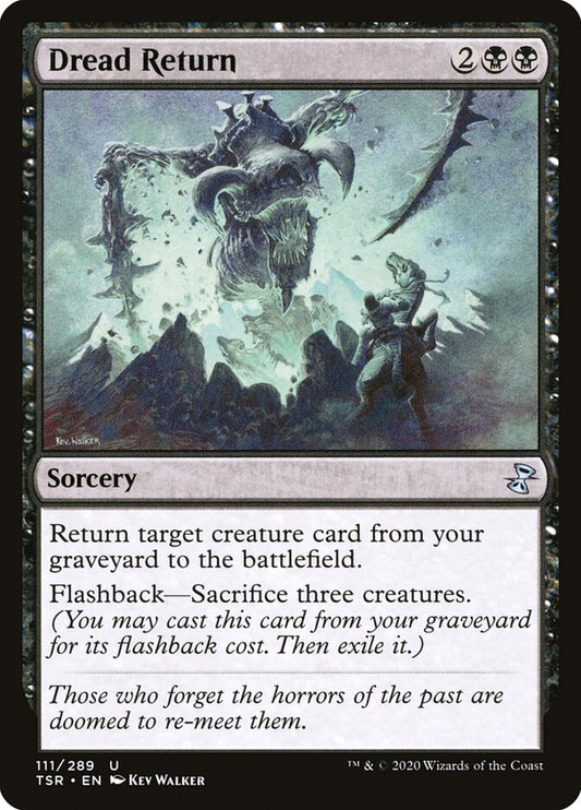 MTG Card Title: Dread Return TSR/111