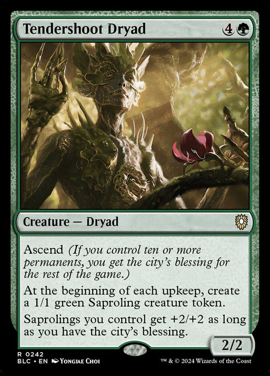 MTG Card Title: Tendershoot Dryad BLC/242