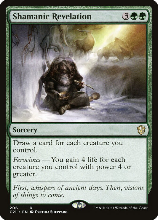 MTG Card Title: Shamanic Revelation C21/206