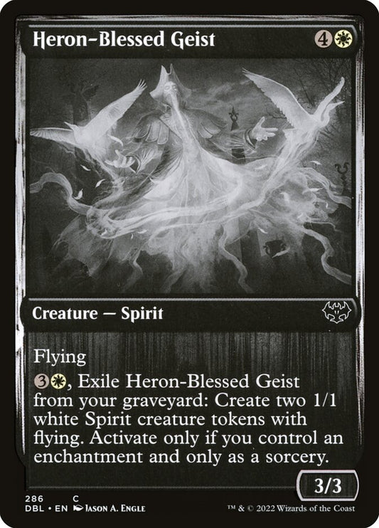 MTG Card Title: Heron-Blessed Geist DBL/286