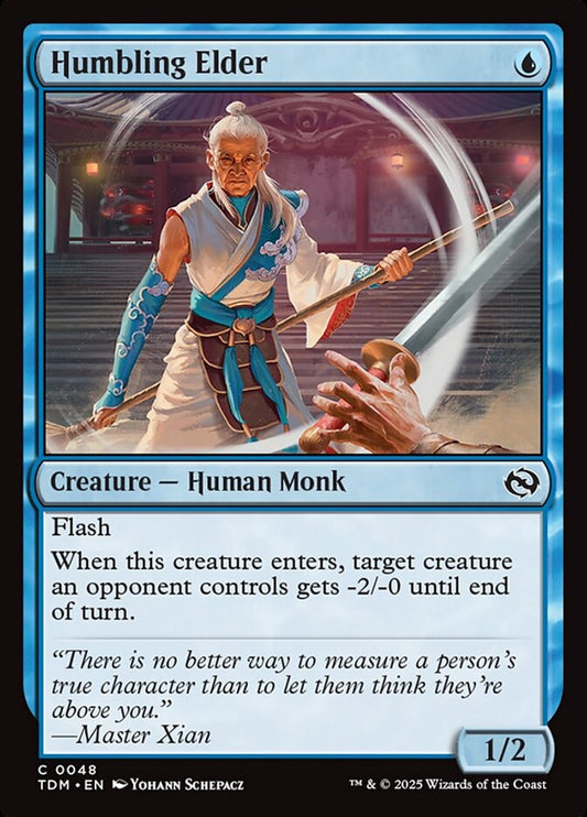 MTG Card Title: Humbling Elder TDM/48
