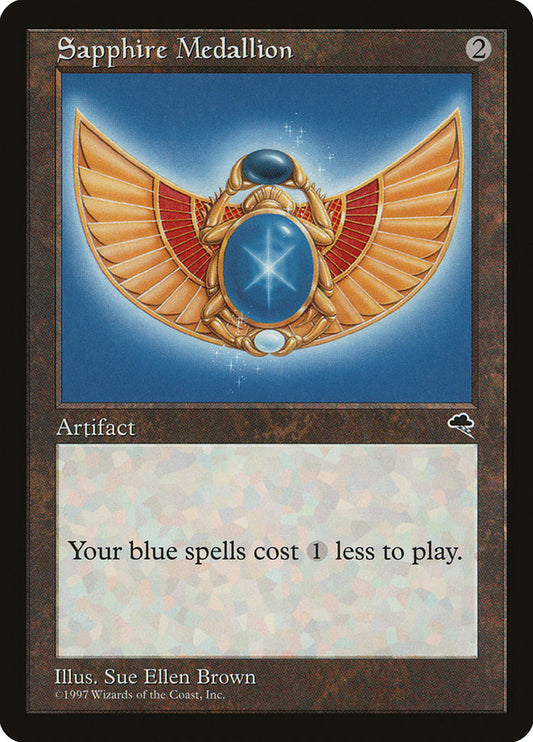 MTG Card Title: Sapphire Medallion TMP/306