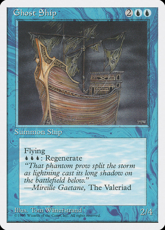 MTG Card Title: Ghost Ship 4ED/75