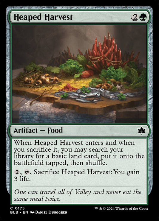 MTG Card Title: Heaped Harvest BLB/175