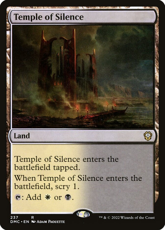 MTG Card Title: Temple of Silence DMC/237