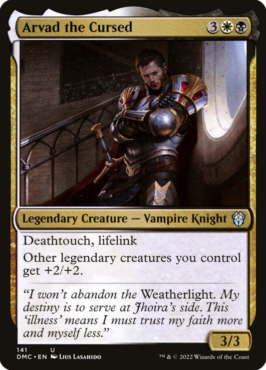 MTG Card Title: Arvad the Cursed DMC/141