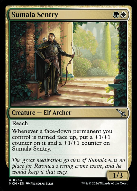 MTG Card Title: Sumala Sentry MKM/233