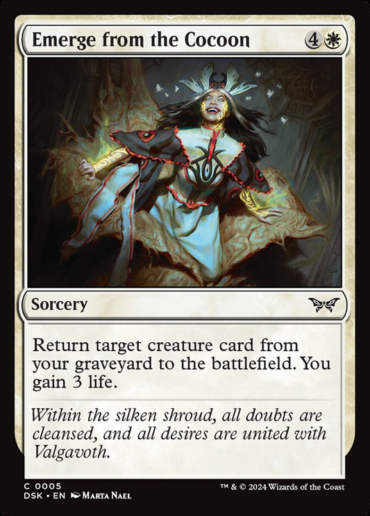 MTG Card Title: Emerge from the Cocoon DSK/5