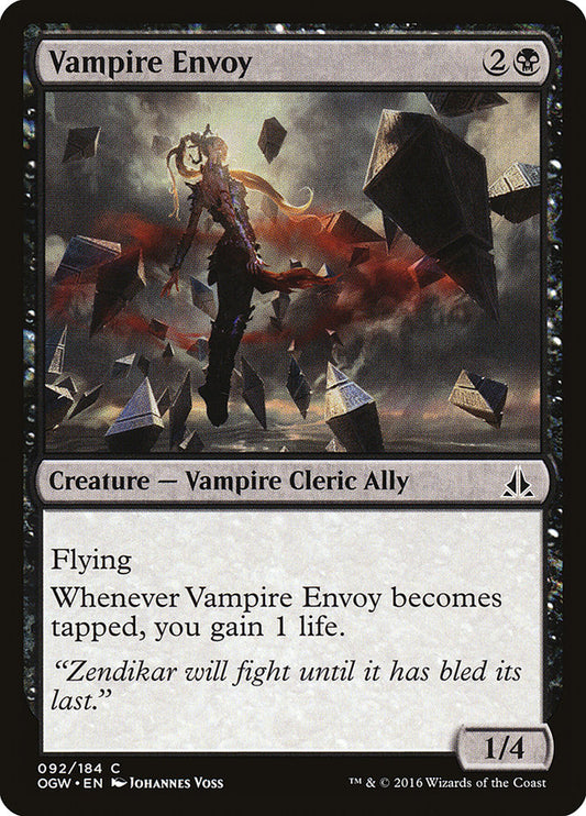 MTG Card Title: Vampire Envoy OGW/92